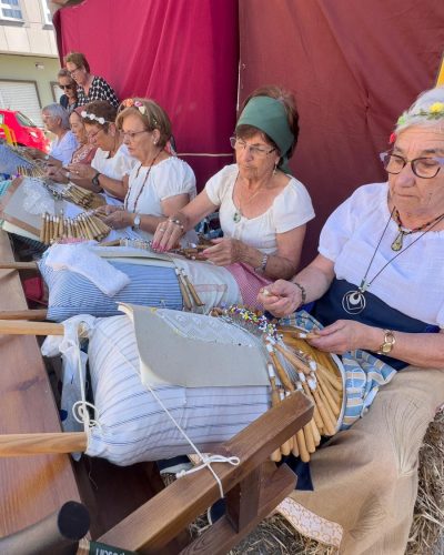 Representacion Chegada Dama Italiana Encaixe No Camino 00002